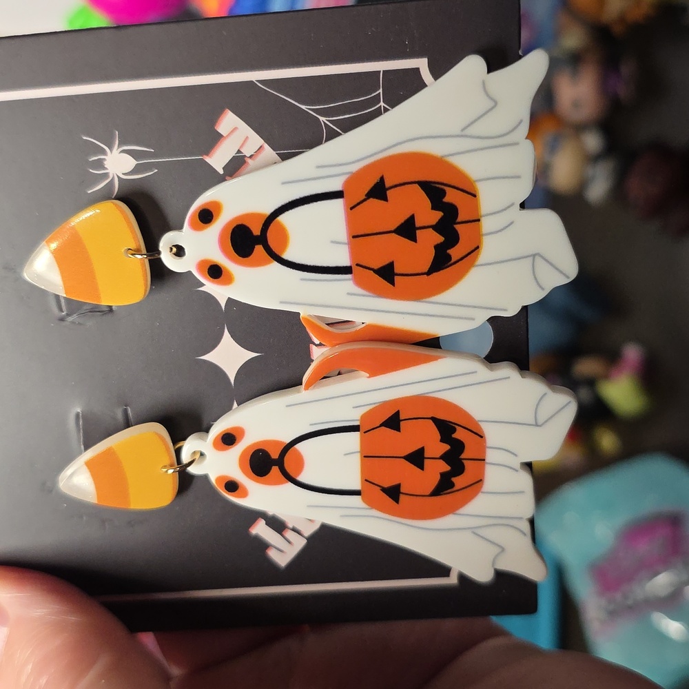 Ghost Dog Earrings
